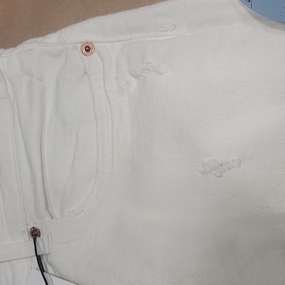 Zara Size 6 The Slim Boyfriend in Off-White, NWT - Picture 7 of 15